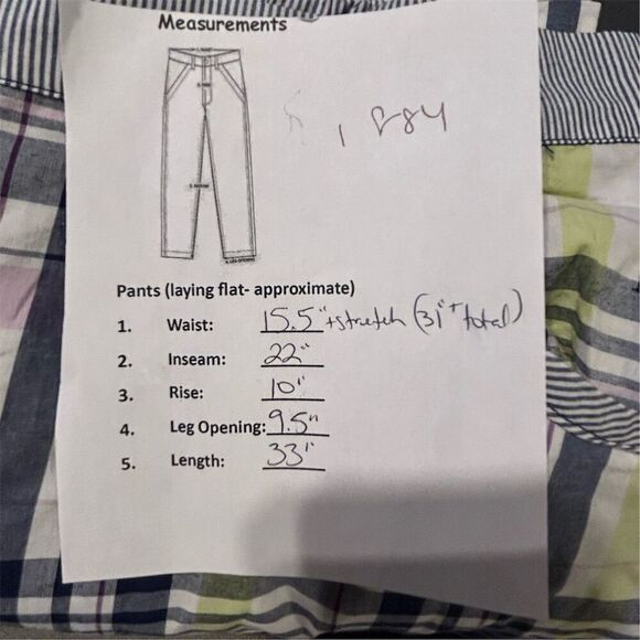 Tommy Hilfiger Womens Plaid Pajama Pants Multicolor Pink Yellow Size L - Picture 13 of 13